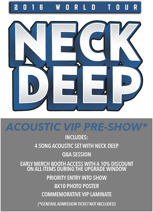 Neck Deep Tickets