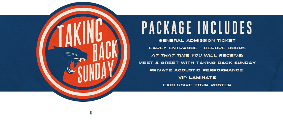 Taking Back Sunday Tickets